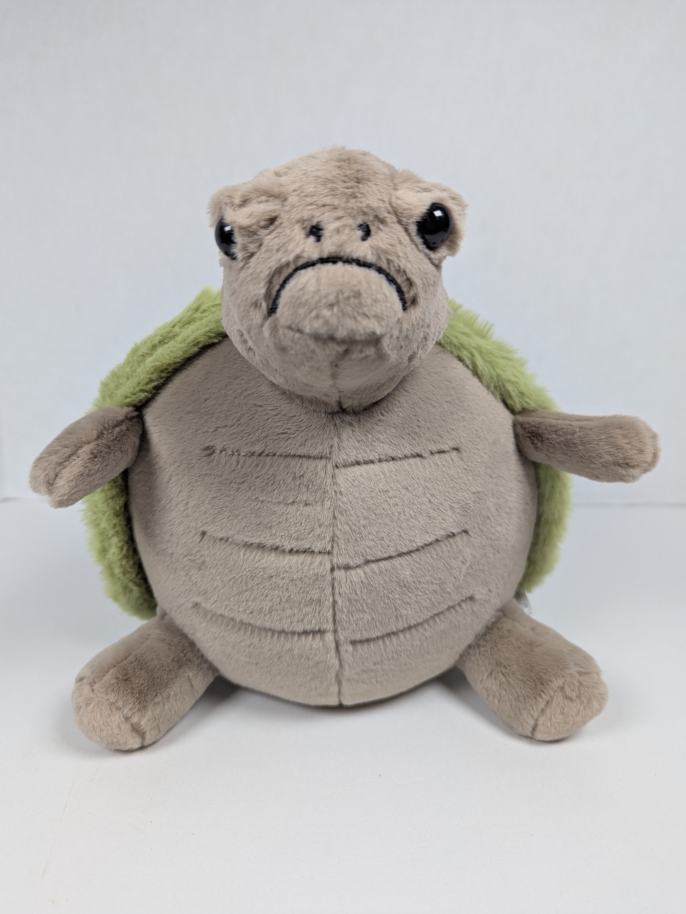 Jellycat Timmy Turtle Medium 12" Sad Mad Frowny Stuffed Animal Plush